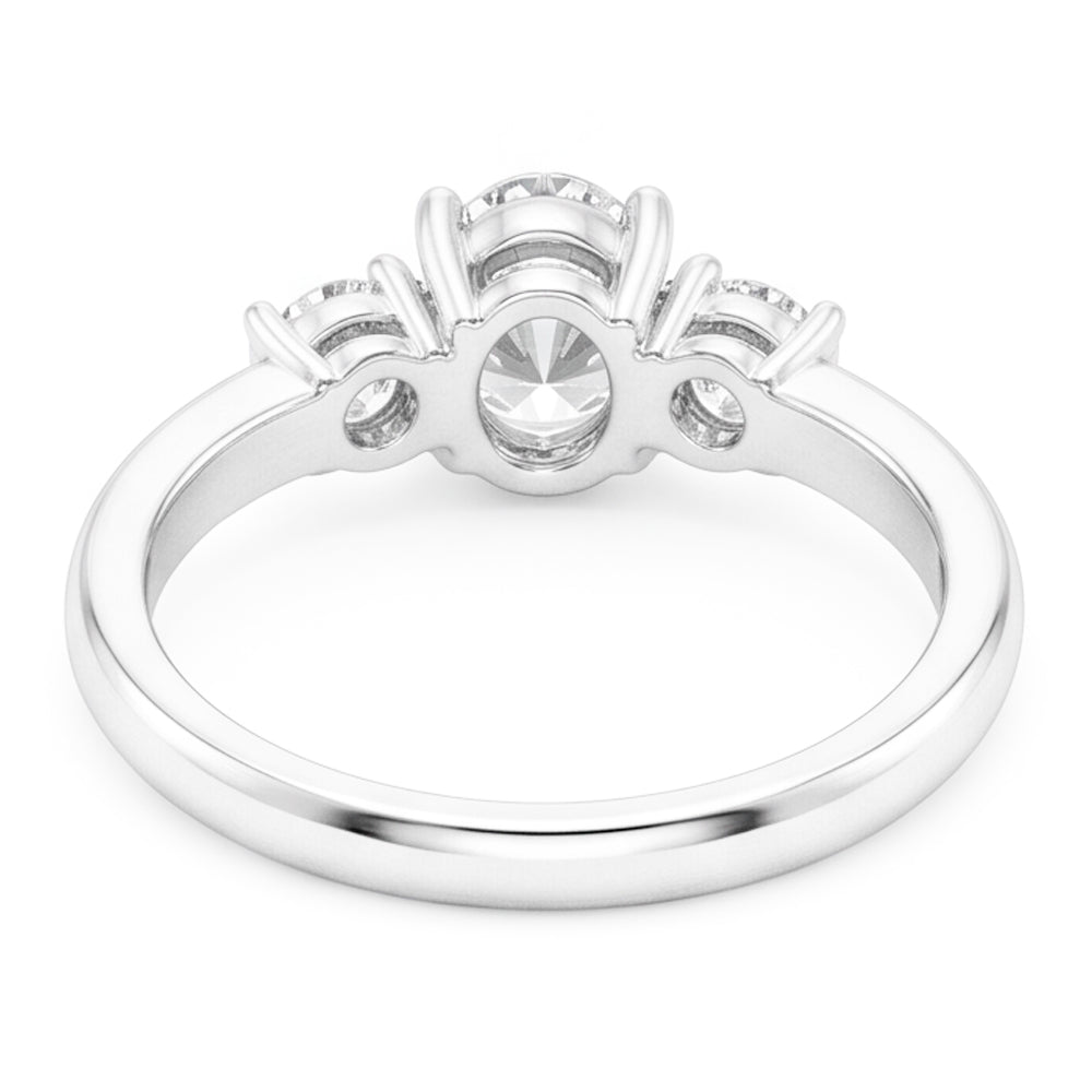 Sophisticated 3-Stone Ring – Fine Diamond 3 ct from HarryChadEnt
