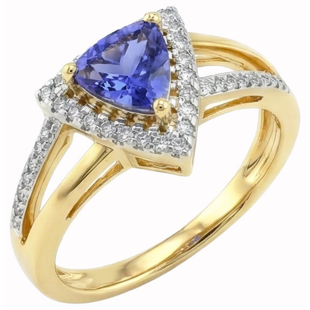 Sparkling Sri Lanka Blue Sapphire Natural Earth Mined Diamond ( Not Lab Grown ) s 1.51 Ct Ring