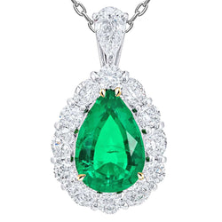 Bespoke Gemstone Pendant with GIA Certified Emerald – 4 ct