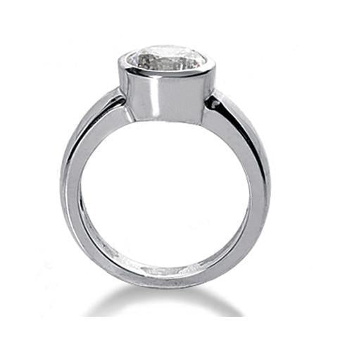 Sparkling Genuine  Diamonds 1 Carat Anniversary Ring White Gold