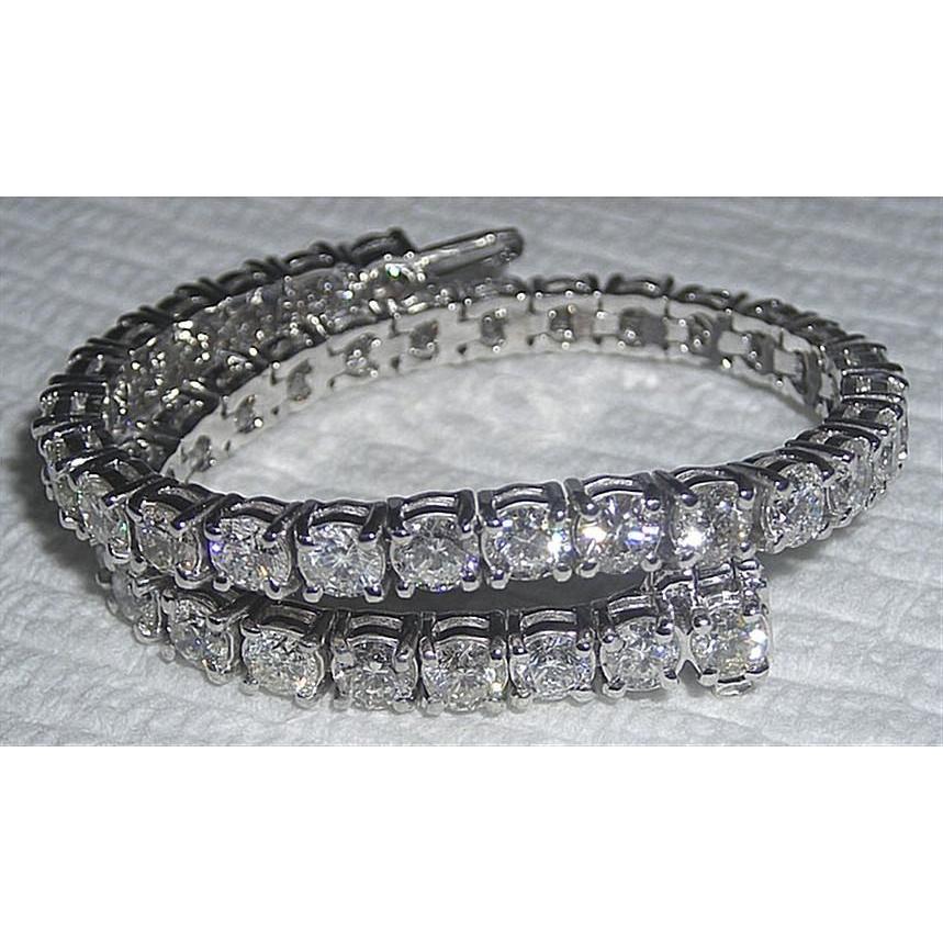 Sparkling Real Diamond Tennis Bracelet For Women