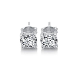 Sparkling Round Cut 3.80 Ct Genuine Natural Earth Mined Diamonds Women Studs Earrings White Gold