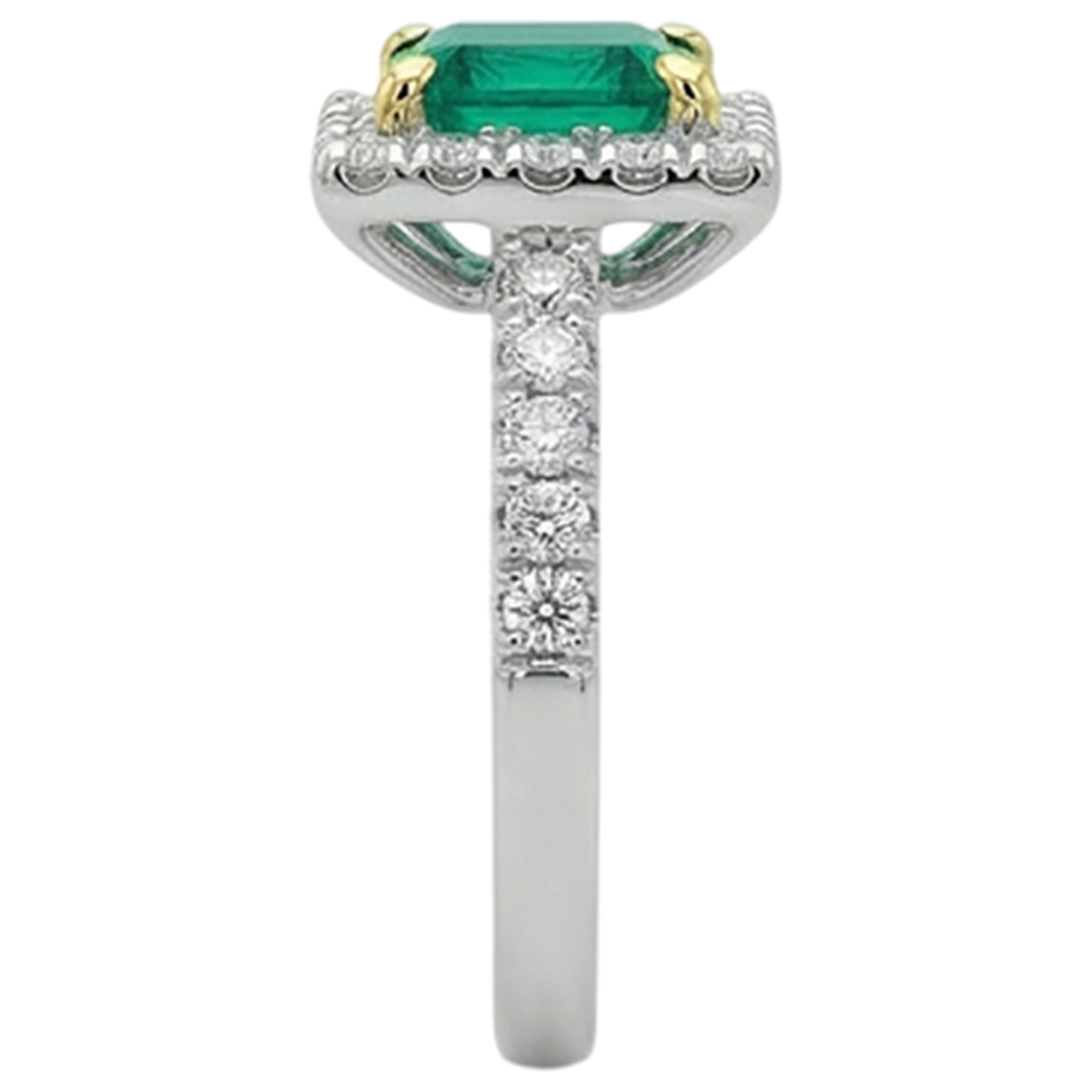Exquisite Colored Stone Ring 3 ct – detail view