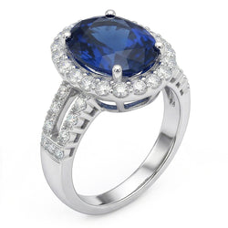 Sri Lanka Stone Halo Natural Earth Mined Diamond ( Not Lab Grown ) Jewellery