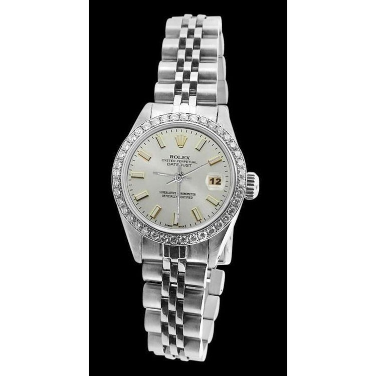 Rolex Women Watch Stick Dial Diamond 