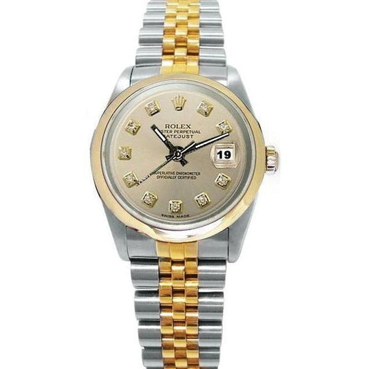 Men's Watch Datejust Silver Diamond Dial