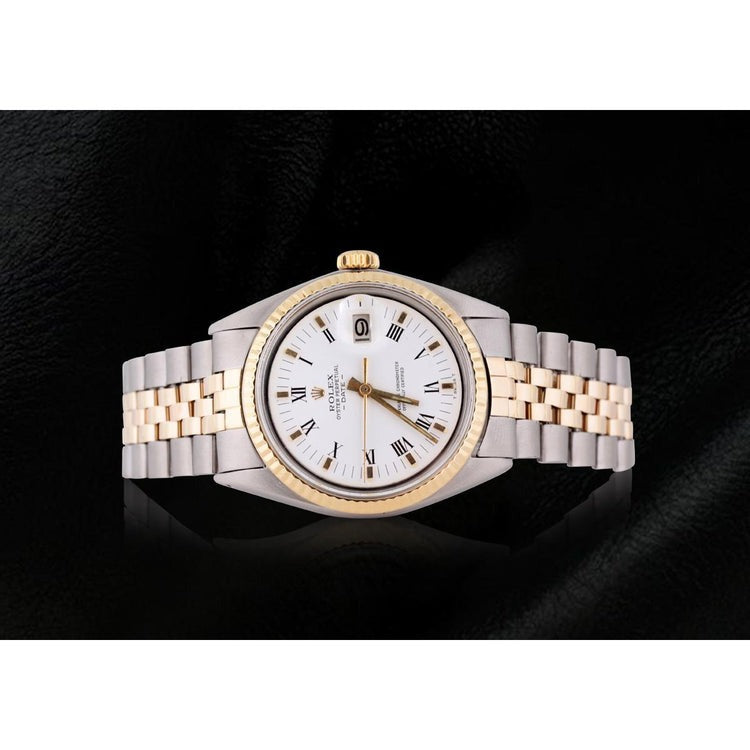 Men Date Watch Roman Dial