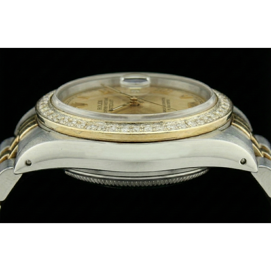 Ss & Gold Roman Dial Women Watch Rolex Datejust Jubilee