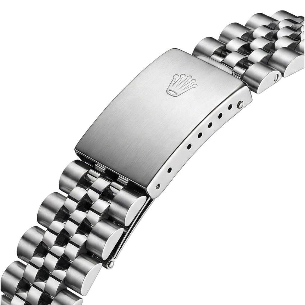 Ss Jubilee Bracelet Black Stick Dial Rolex Date Just Woman Watch