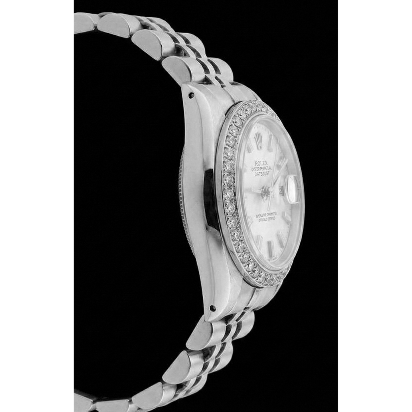 Ss Jubilee Bracelet Rolex Women Watch Stick Dial Diamond Bezel
