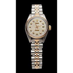 Ss & Yellow Gold Jubilee Rolex Diamond Dial Lady Watch Rolex