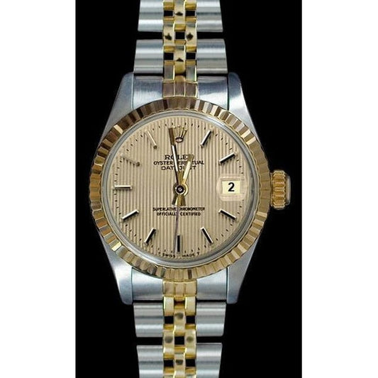 Yellow Gold Jubilee Stick Dial Datejust Rolex