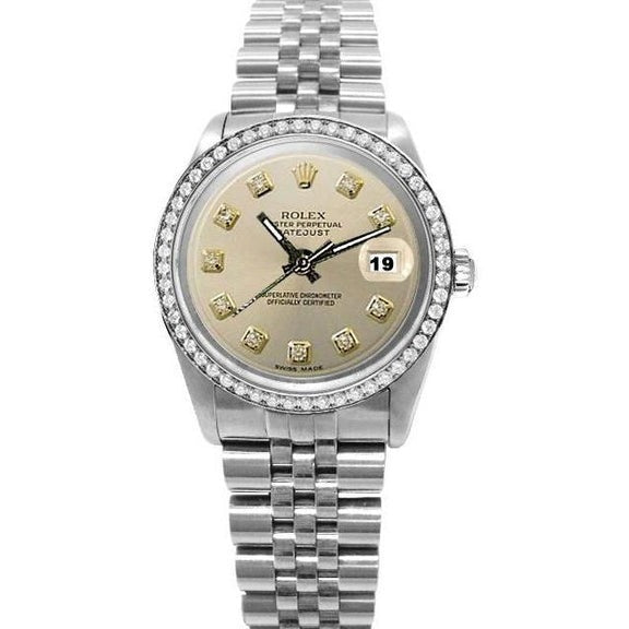 Rolex Date Just Dial Bezel