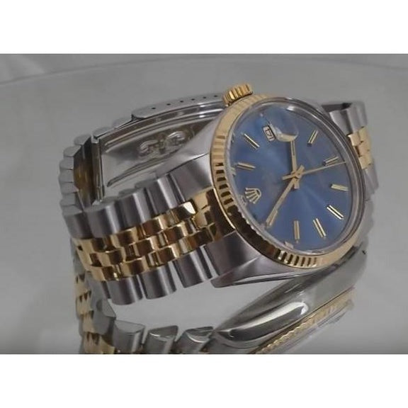 Rolex Datejust Men Watch Blue Dial