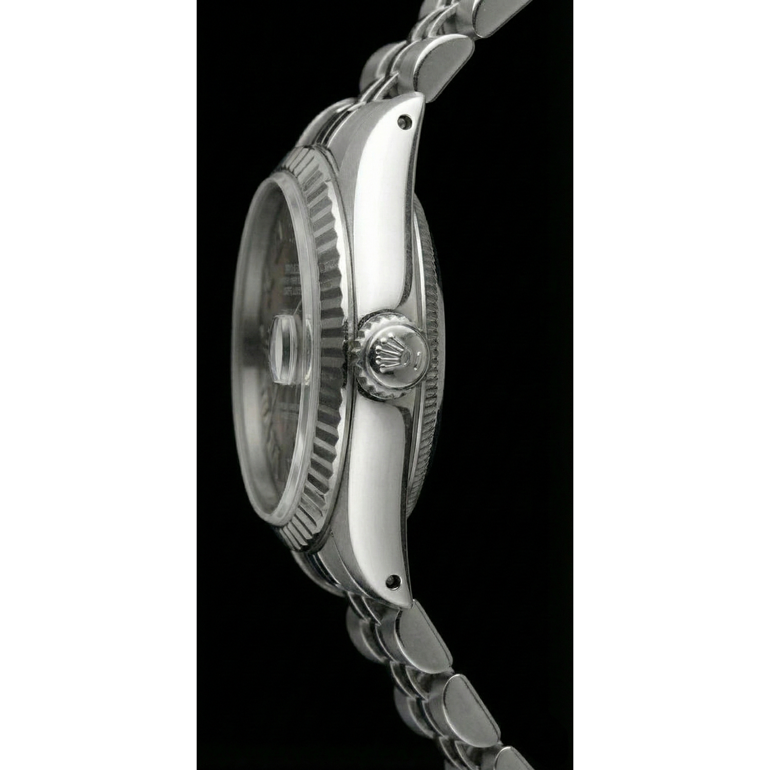 Stainless Steel Jubilee Rolex Gray Roman Dial Rolex Watch