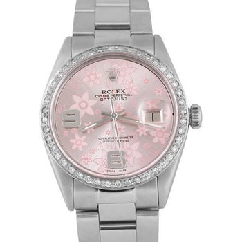 Pink Dial Diamond 