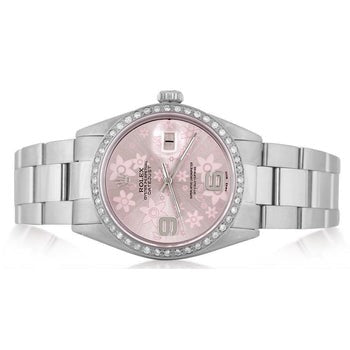 Mens Watch Pink Dial 