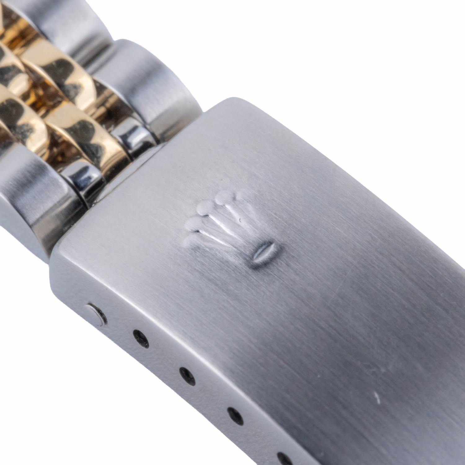 String Diamond Dial Datejust Rolex Ladies Watch Ss & Gold