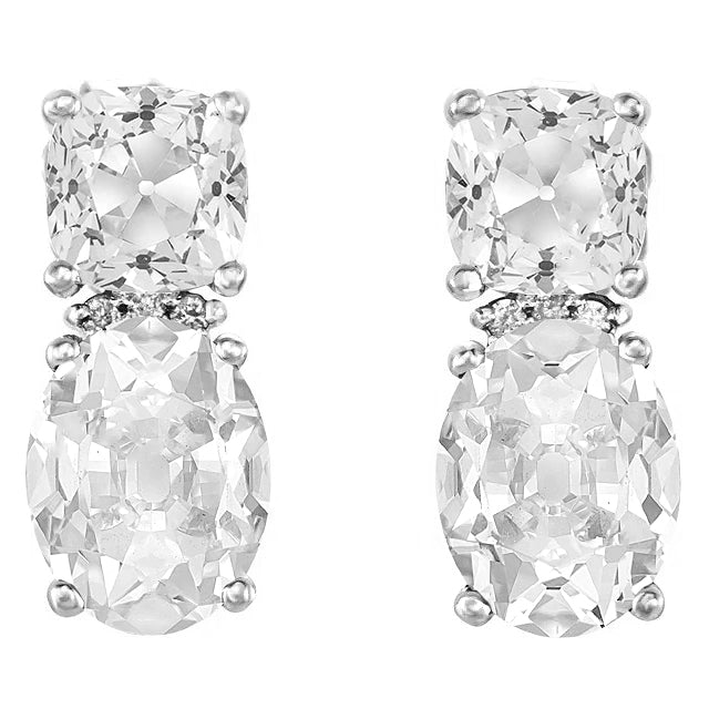 Brilliant Brilliant Diamond Earrings 21 ct – main view