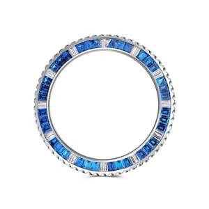Cornflower Blue Sapphire Watch in Stainless Steel – main view