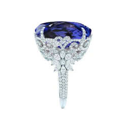 Tanzanite Cocktail Ring For Women