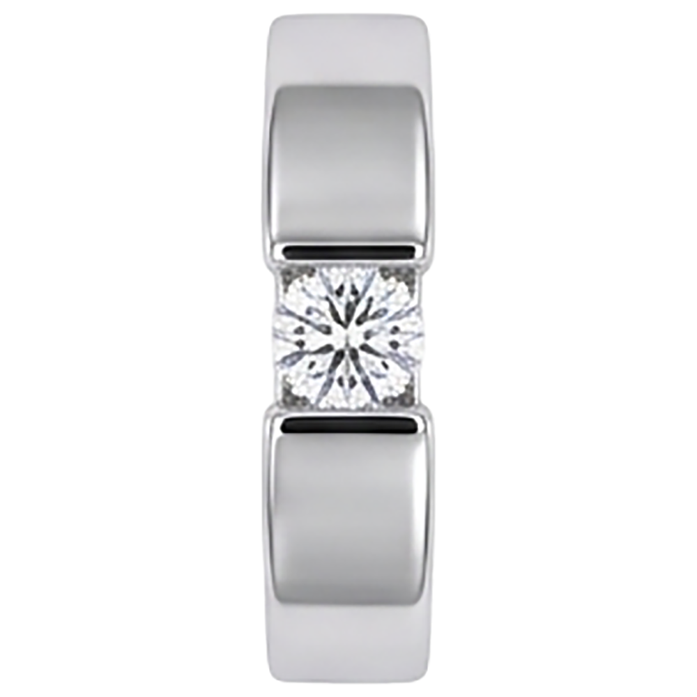 Tension Set Natural Earth Mined Diamond ( Not Lab Grown ) Men's Ring 1 Carat Jewelry