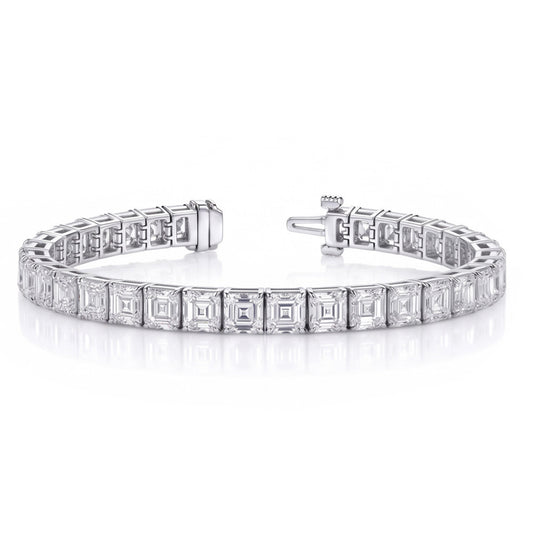 The Most Expensive Bracelet With Asscher Lab Grown Diamonds
