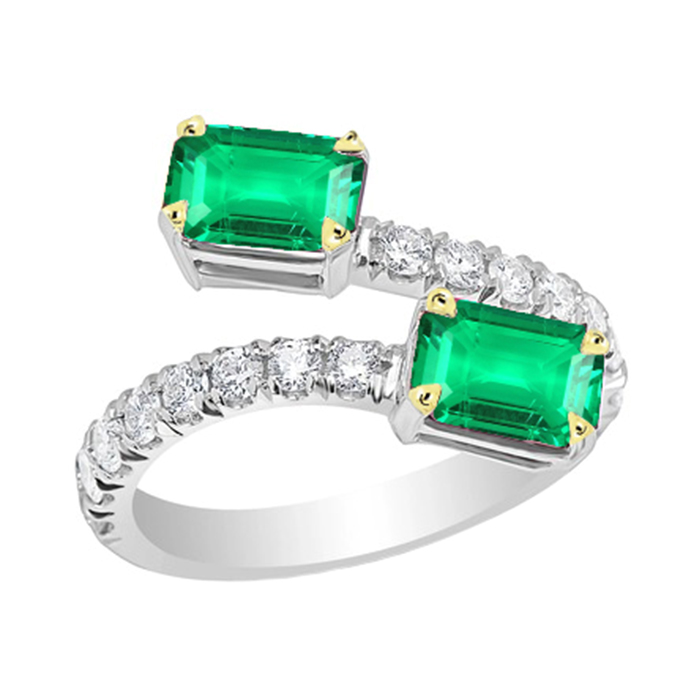 Radiant Gemstone Ring 2 ct – main view