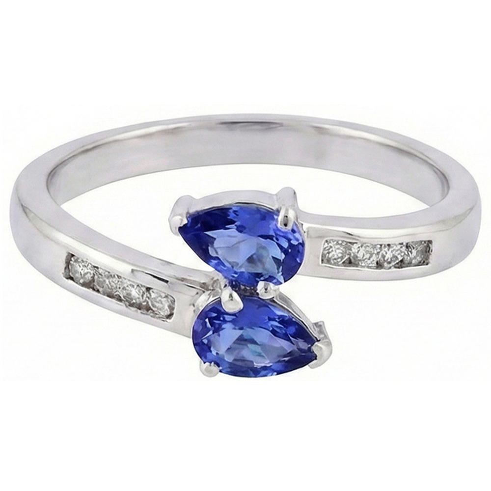 natural round sapphire 2.20ct ring side angle