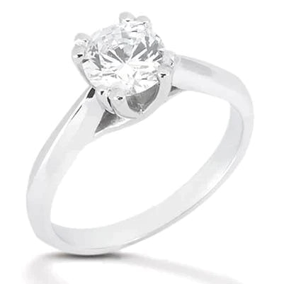 Trellis Setting Real Diamond Ring 3 Carat