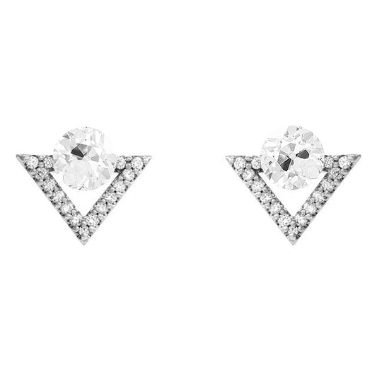 Fine Diamond Earrings 1 ct – main view