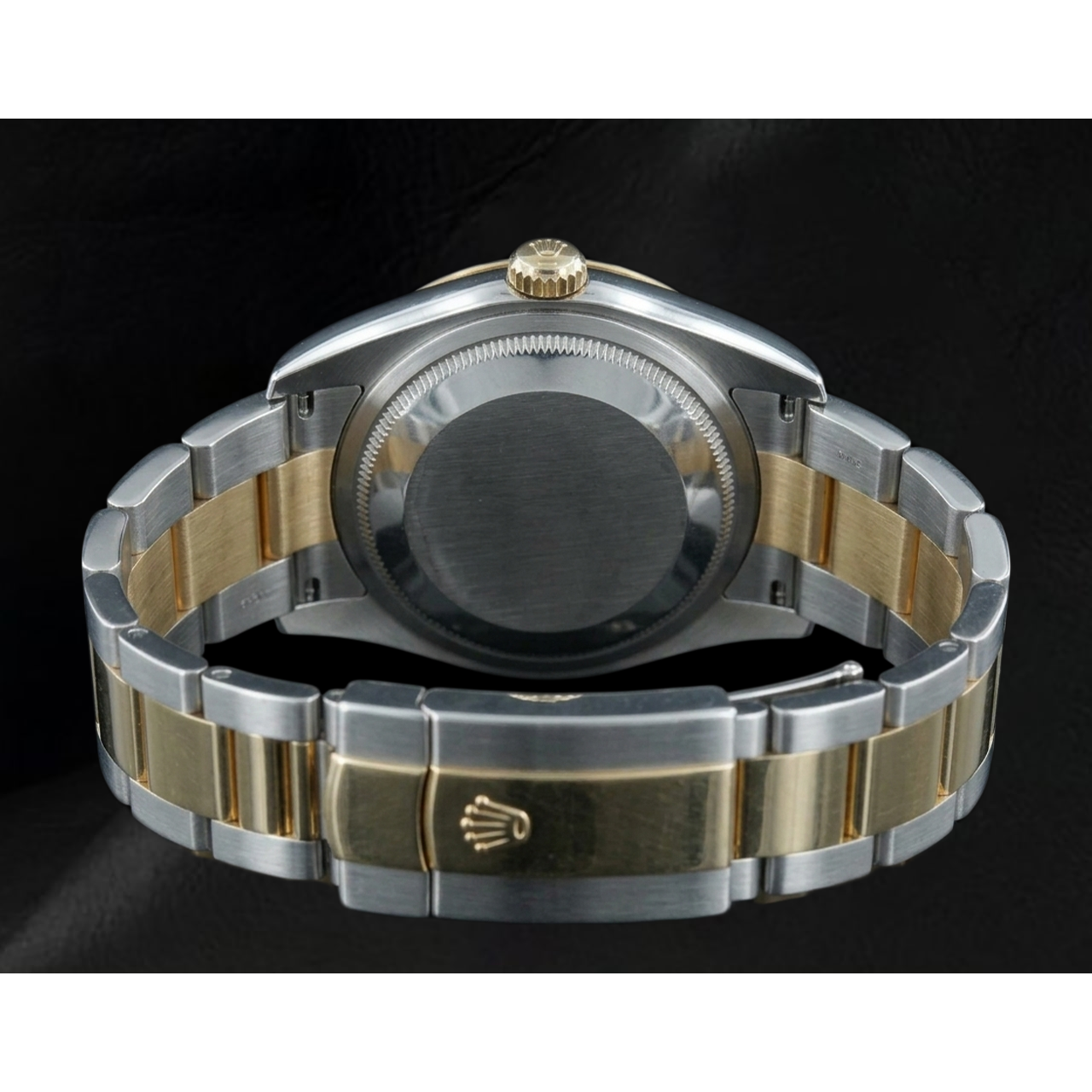 Two Tone Oyster Bracelet Rolex Datejust 36 Mm Men's Watch White Dial QUICK SET