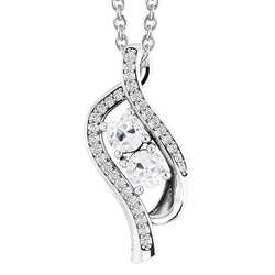 Handcrafted Brilliant Diamond Pendant 3.50 ct by HarryChadEnt