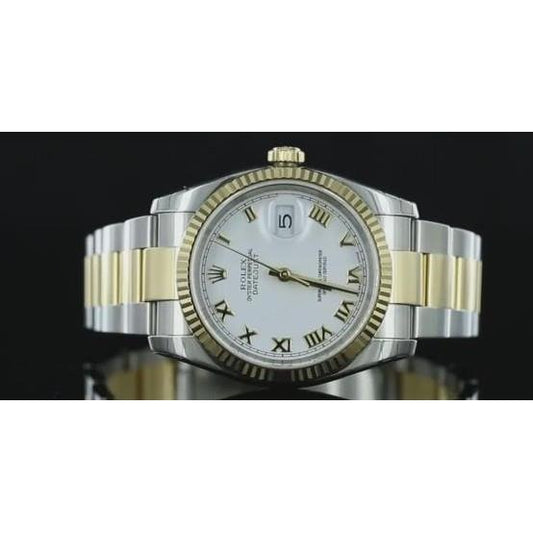 Rolex Datejust 36 Mm Men's Watch White Dial