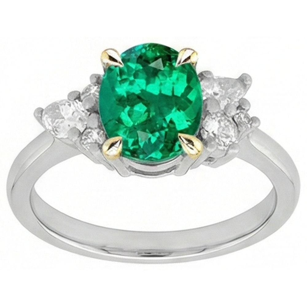 Timeless Precious Stone Ring 1.50 ct – angle view