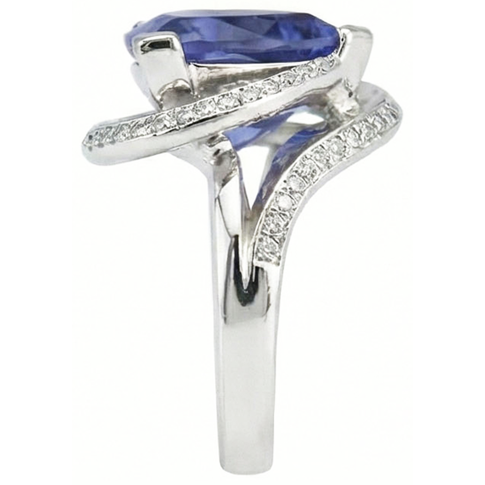 Unique Sapphire Ring Art Deco