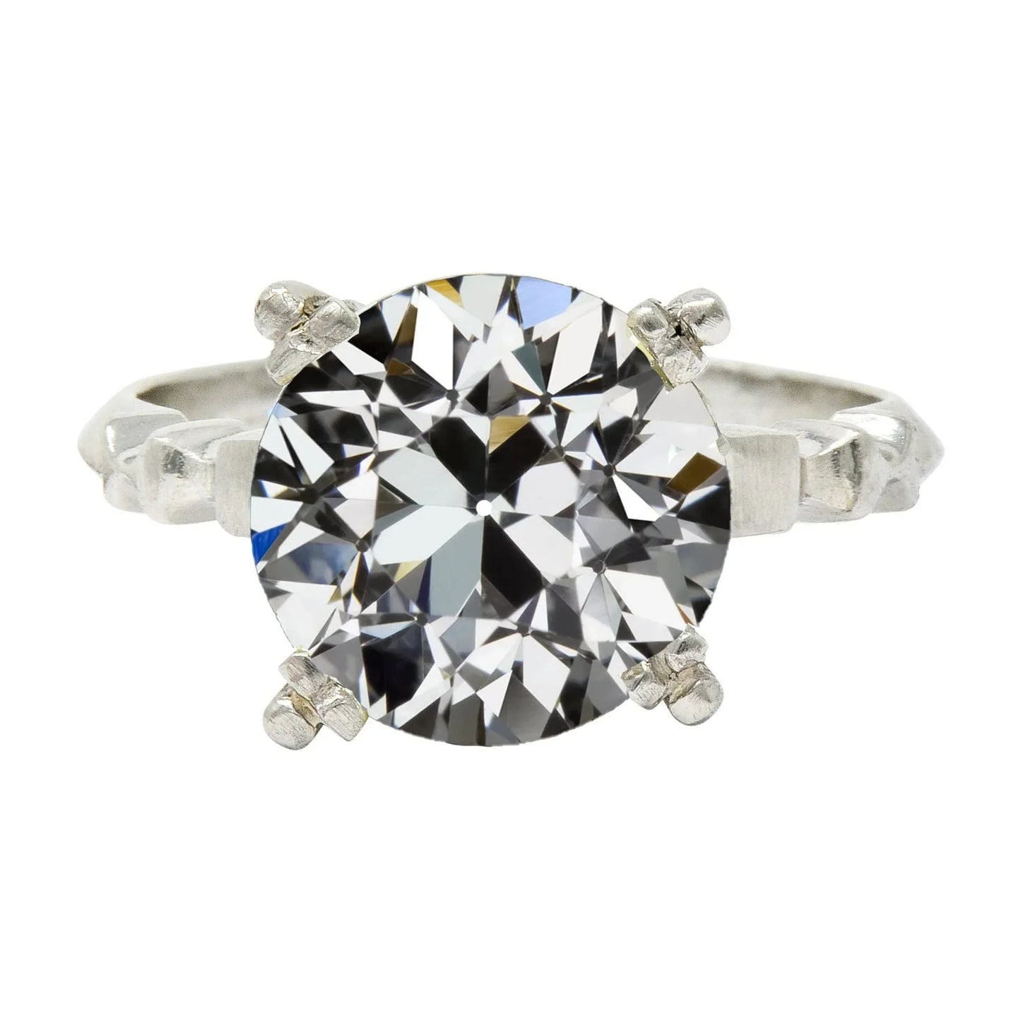 Unique 5 Carat Genuine Diamond Ring - Solitaire Ring-harrychadent.ca