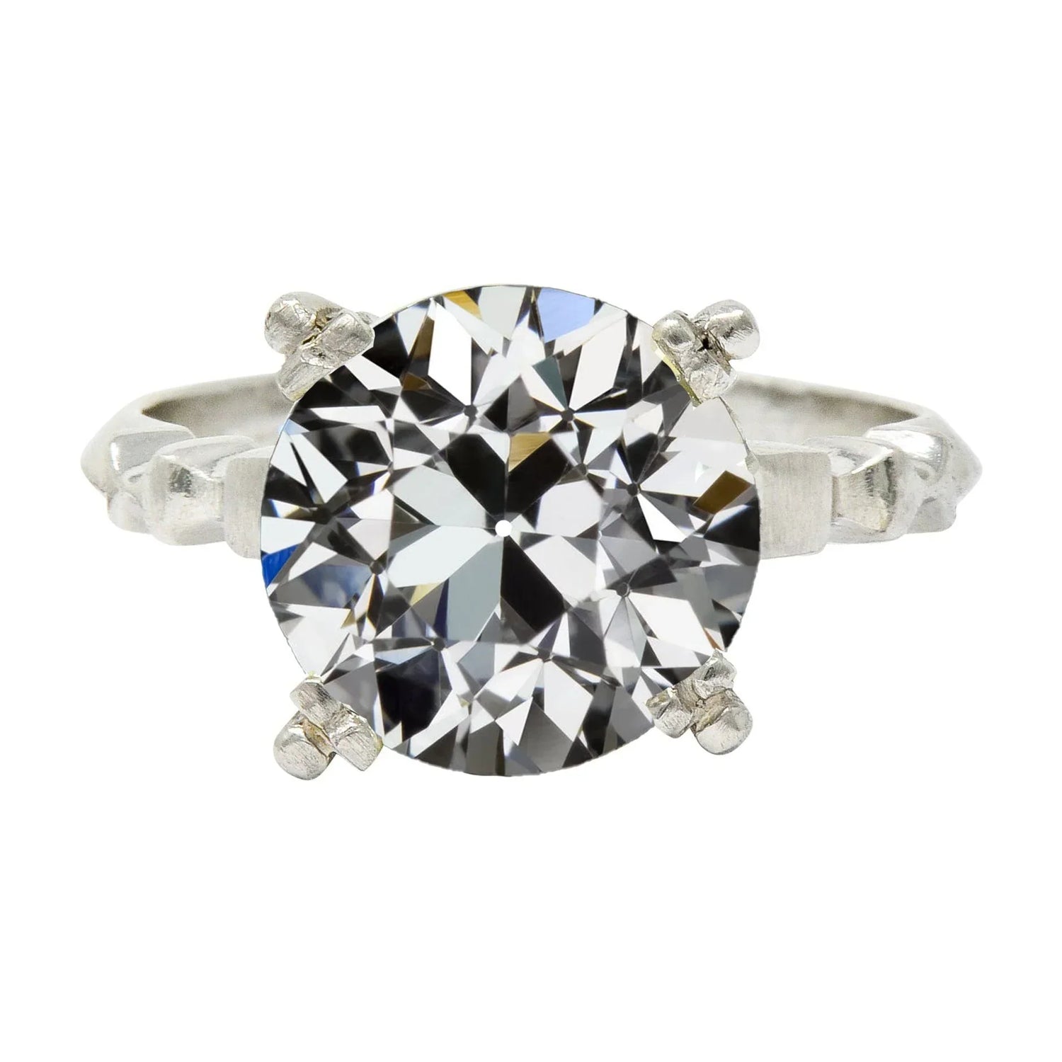 Unique 5 Carat Genuine Diamond Ring - Solitaire Ring-harrychadent.ca