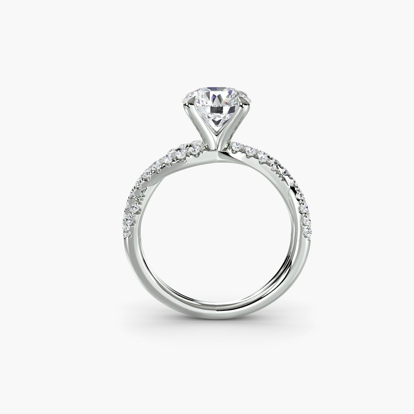 Earth-Mined Precious Stone Setting – front view