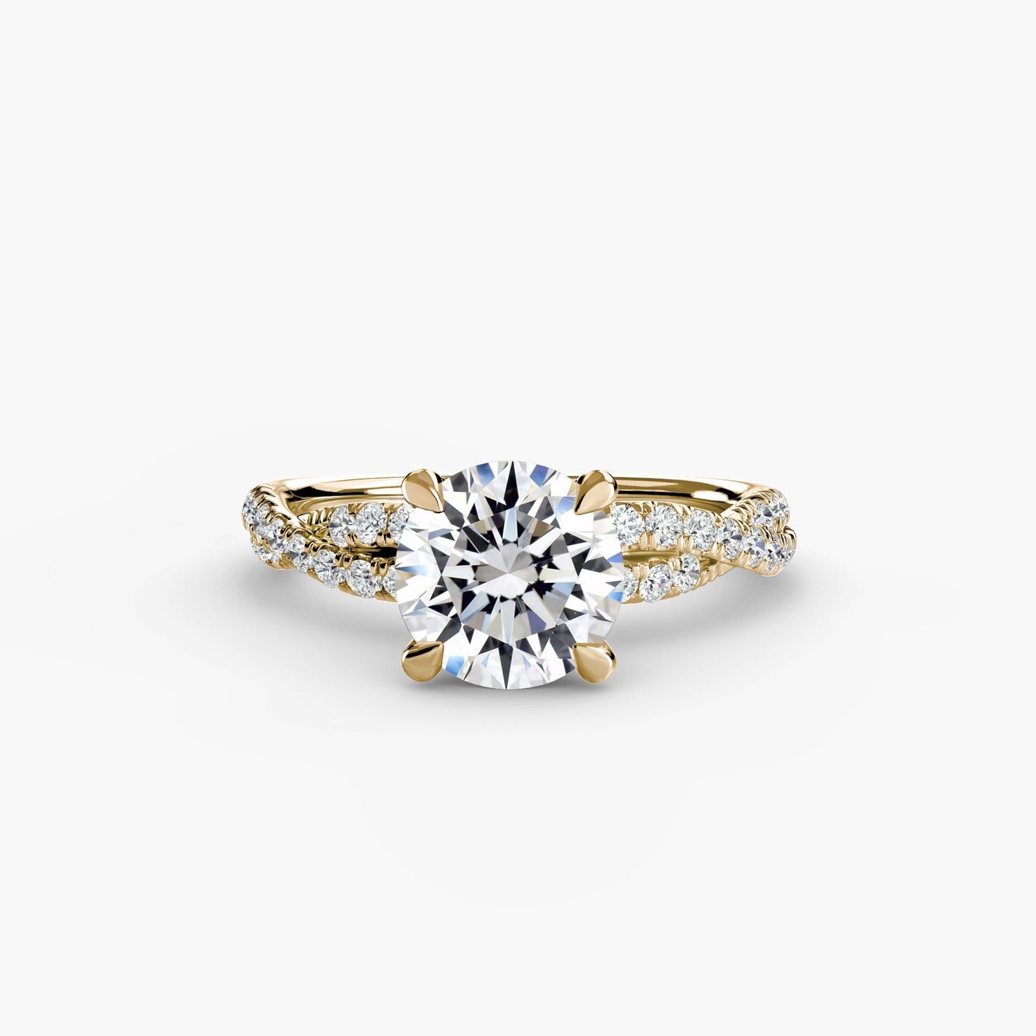 Luxury Precious Stone Setting ct – front view