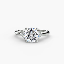Gemstone Round Cut Setting ct – Gold