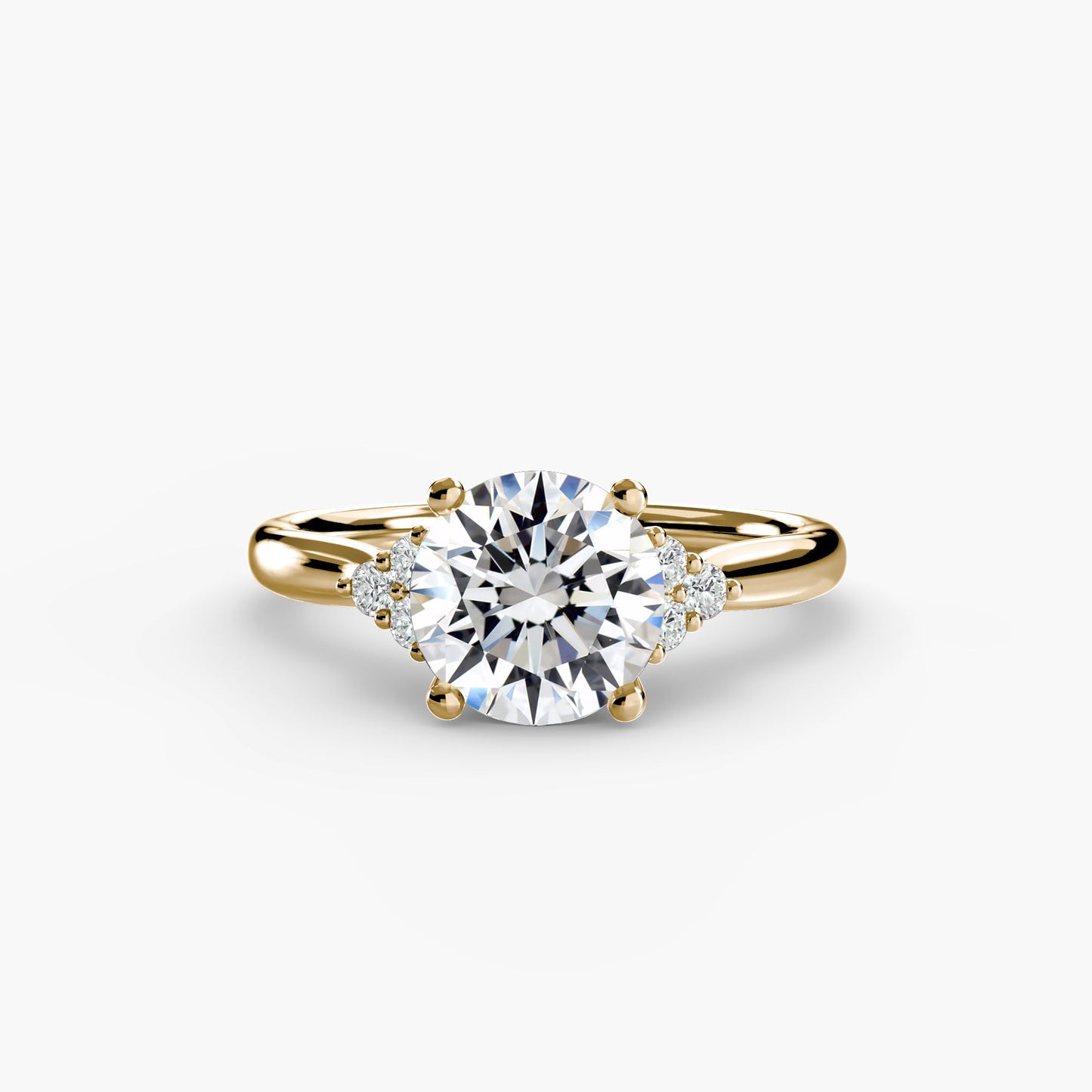 Real Gemstone Setting – side view
