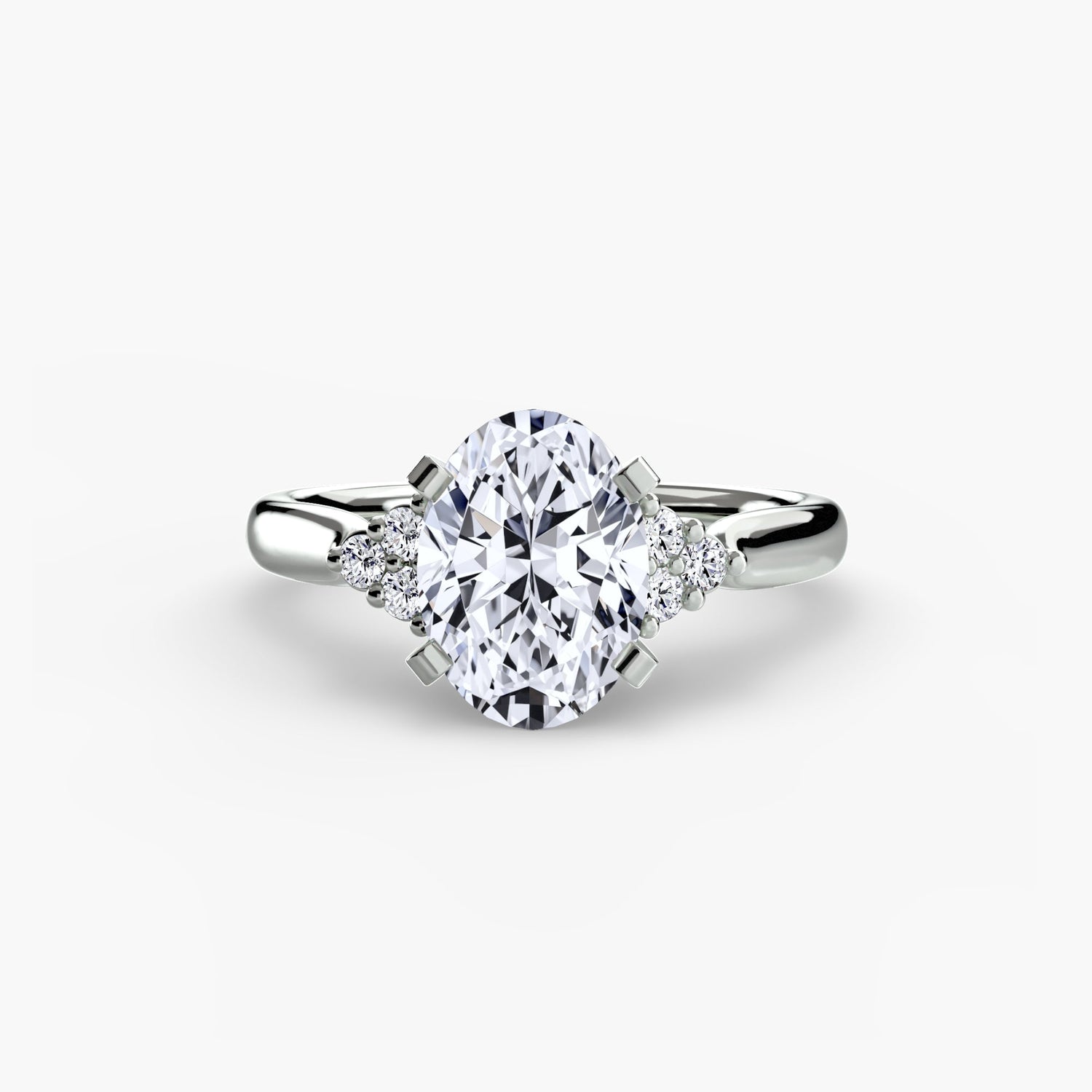 Setting Gold with Gemstone – profile view