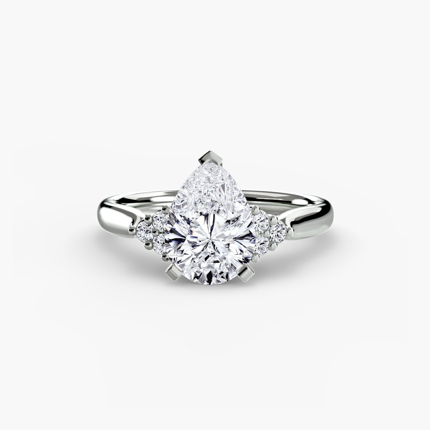 Genuine Gemstone Setting ct Gold – top view