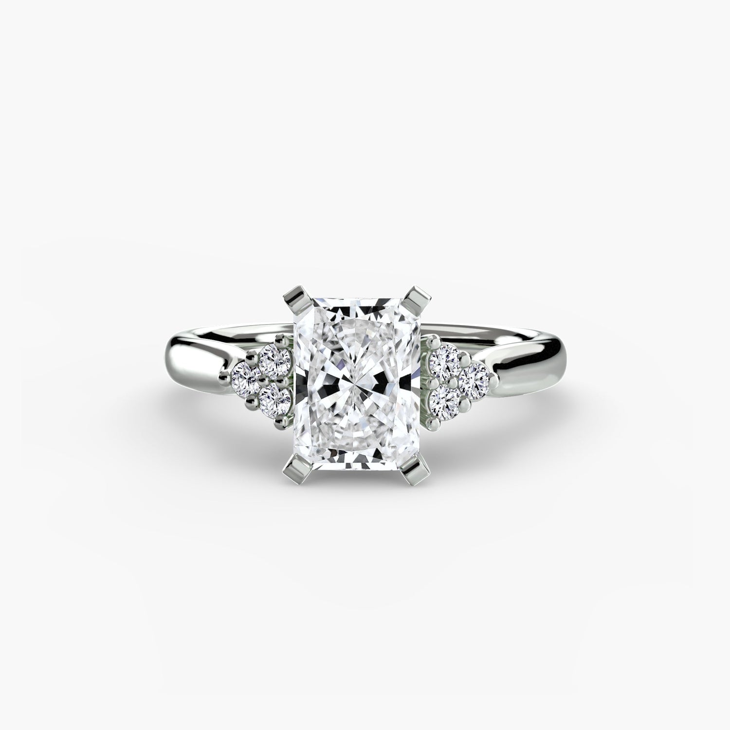 Radiant Gemstone Setting ct – alternate view