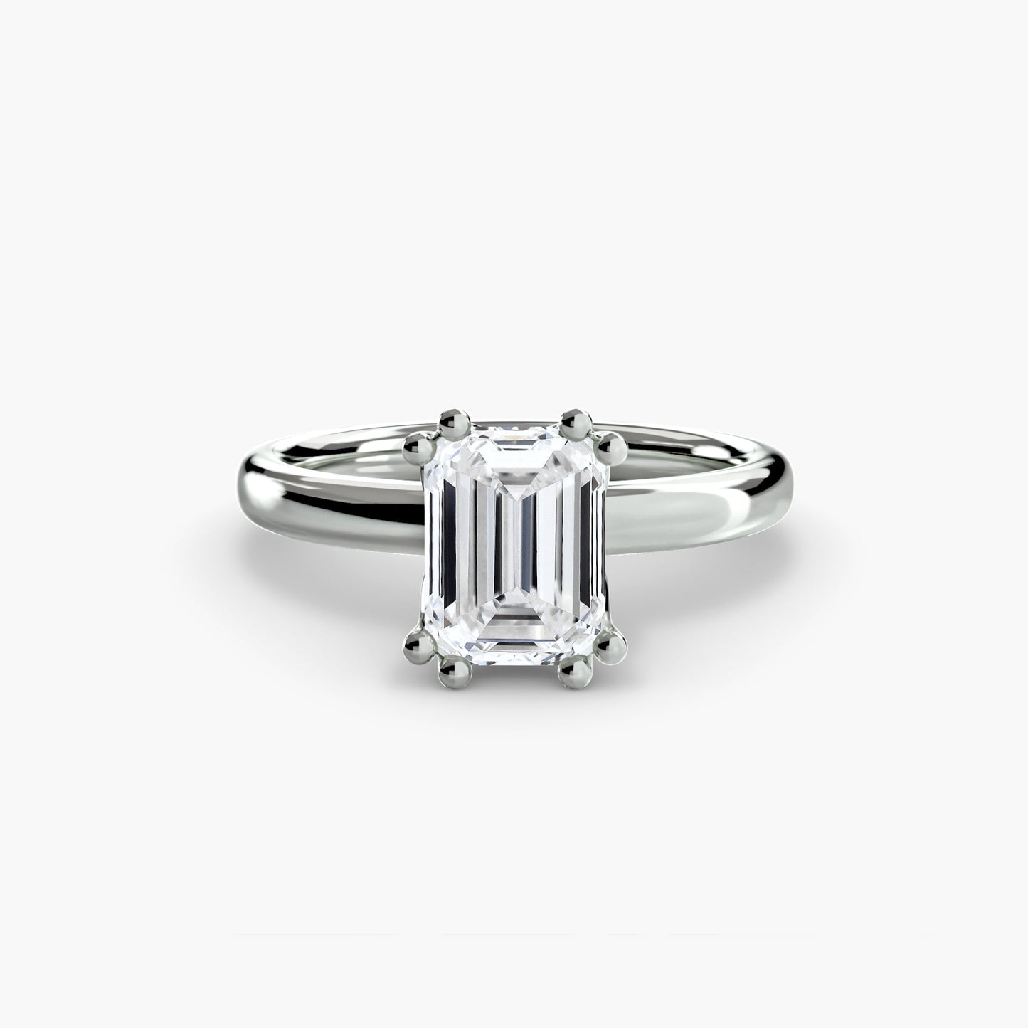 Natural Gemstone Setting ct Gold – back view