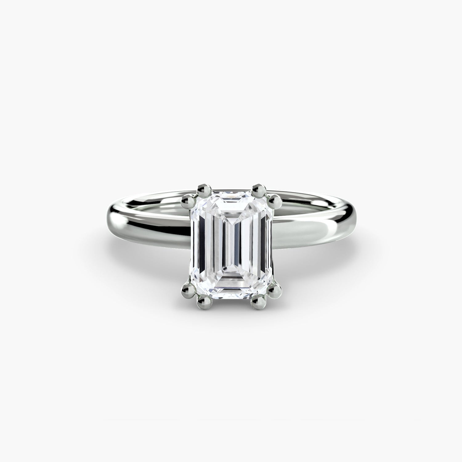 Natural Gemstone Setting ct Gold – back view