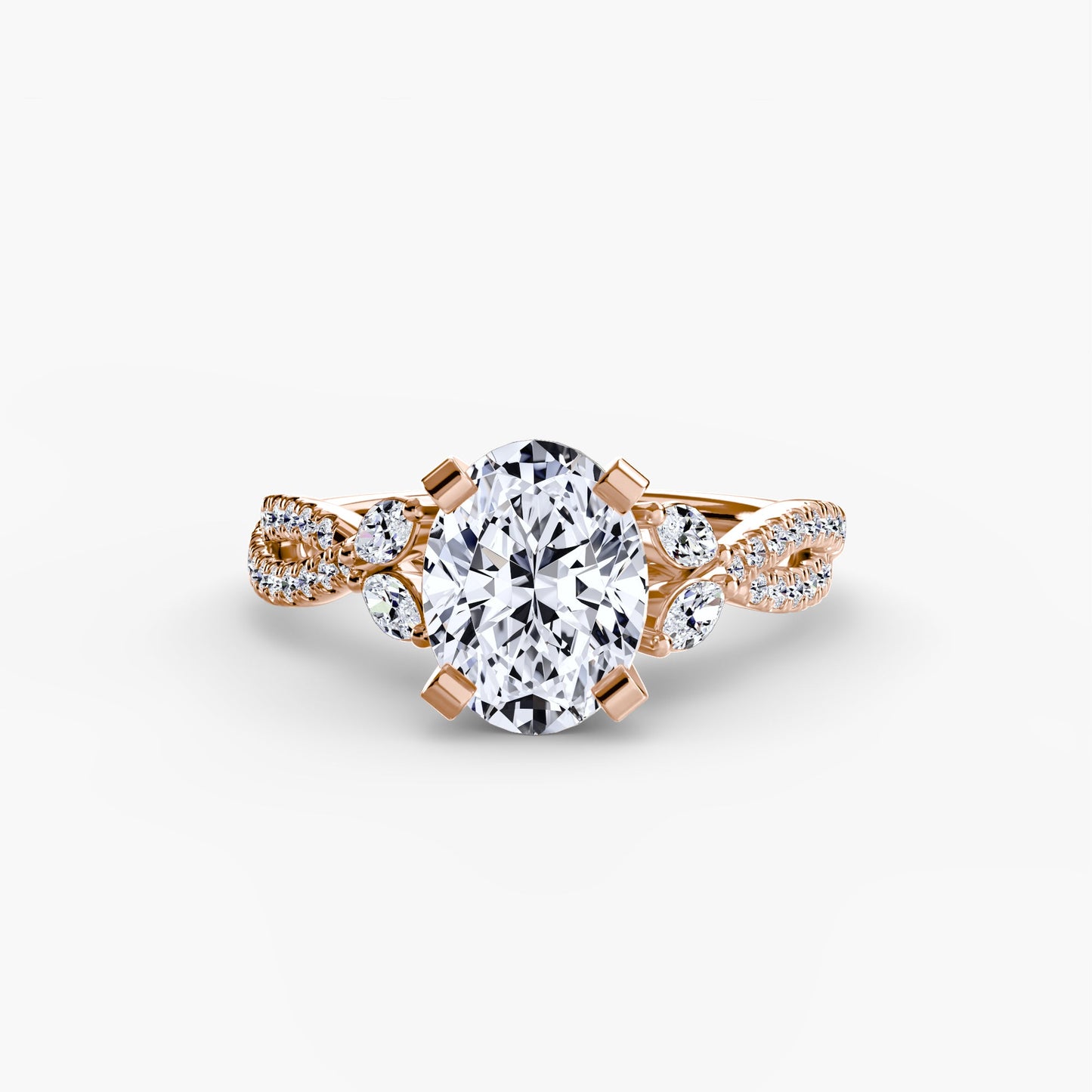 Custom Setting 0.35 ct – back view