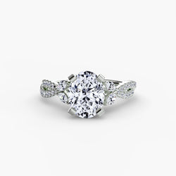 Pavé Setting – Brilliant Diamond 0.35 ct Gold