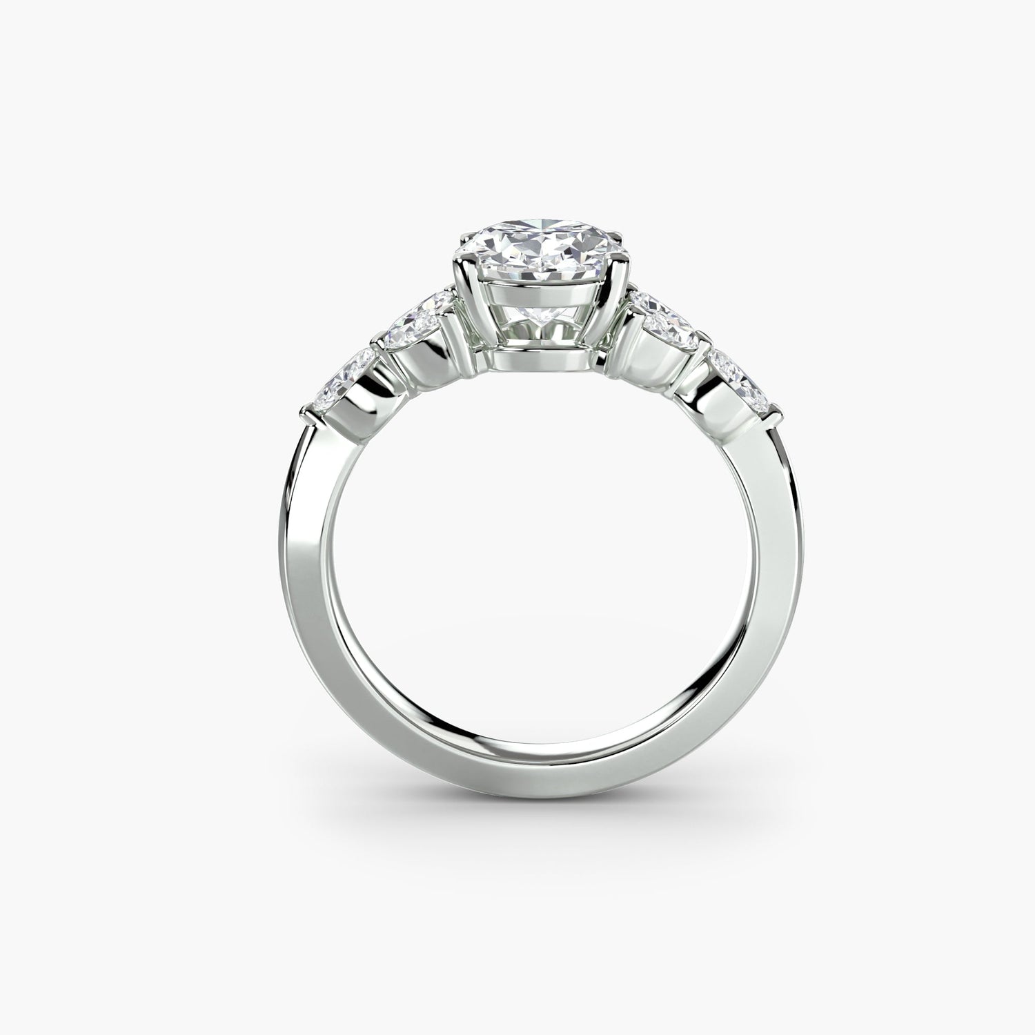 Genuine Precious Stone Setting – front view